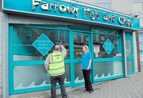 shop frontage cleaning
